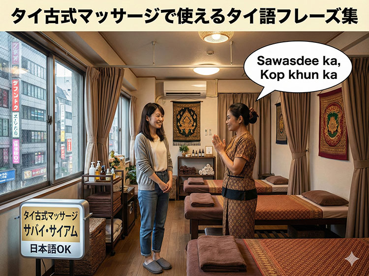 【保存版】タイ古式マッサージ店で使えるタイ語フレーズ集